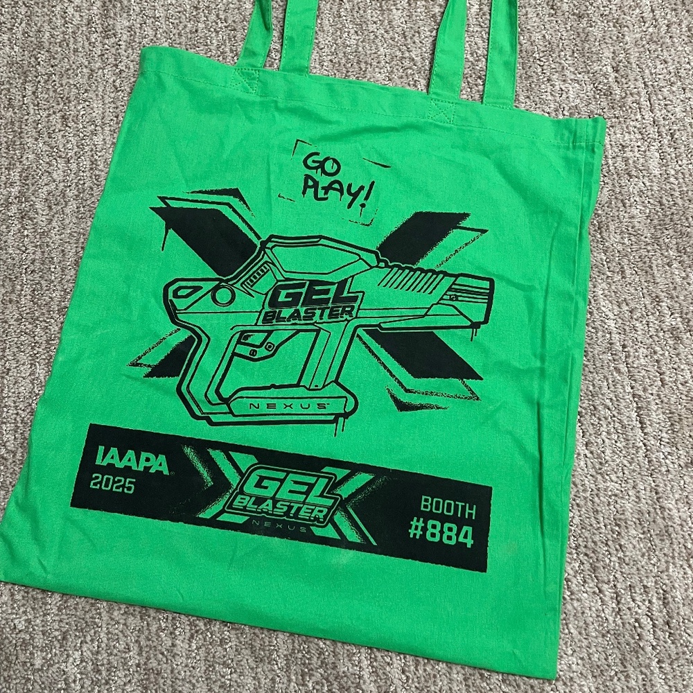 Nexus Gel Blaster Canvas Tote – Green – New, Unused
